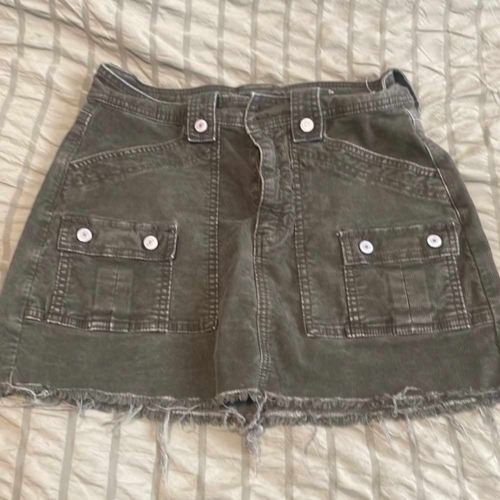 Corduroy skirt